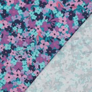 COATED KATOEN BLOEMEN PETROL (thumbnail) #4