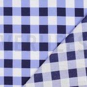 COATED COTTON CHECKS BLUE (thumbnail) #4