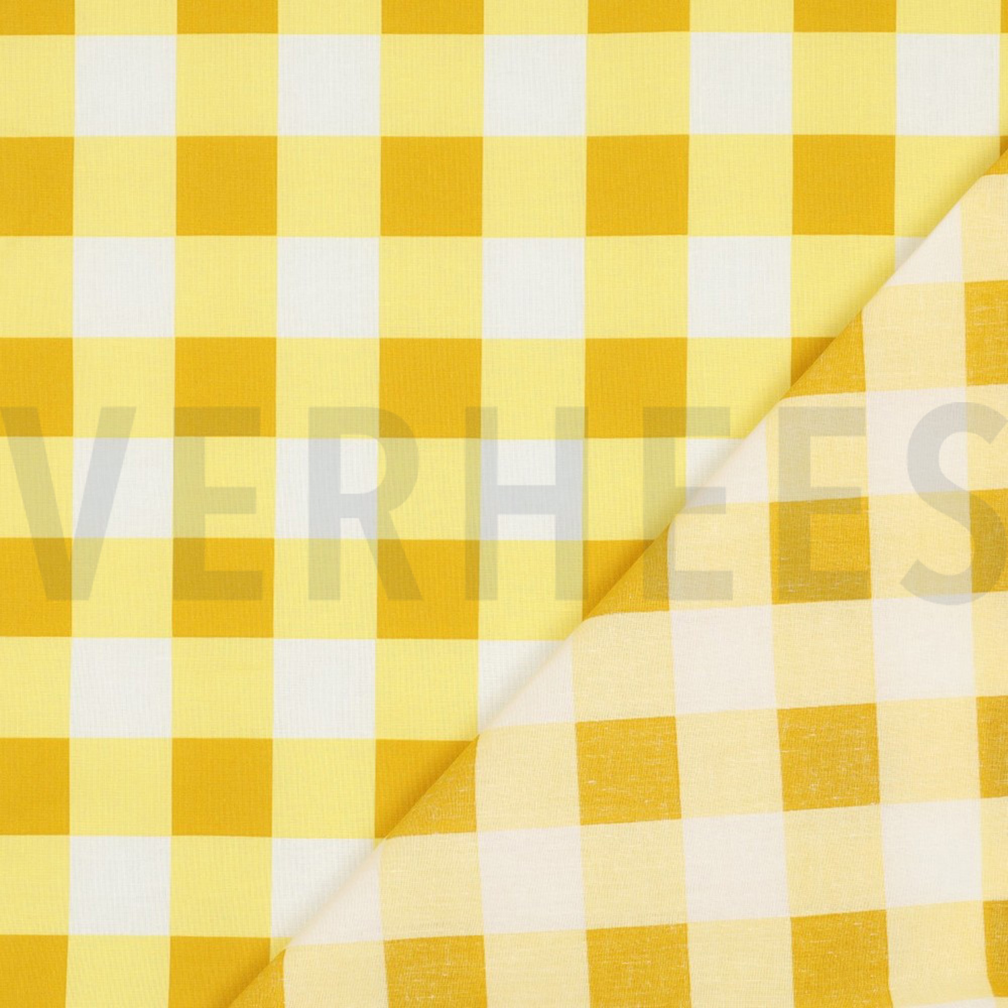 COATED COTTON CHECKS YELLOW (high resolution) #4