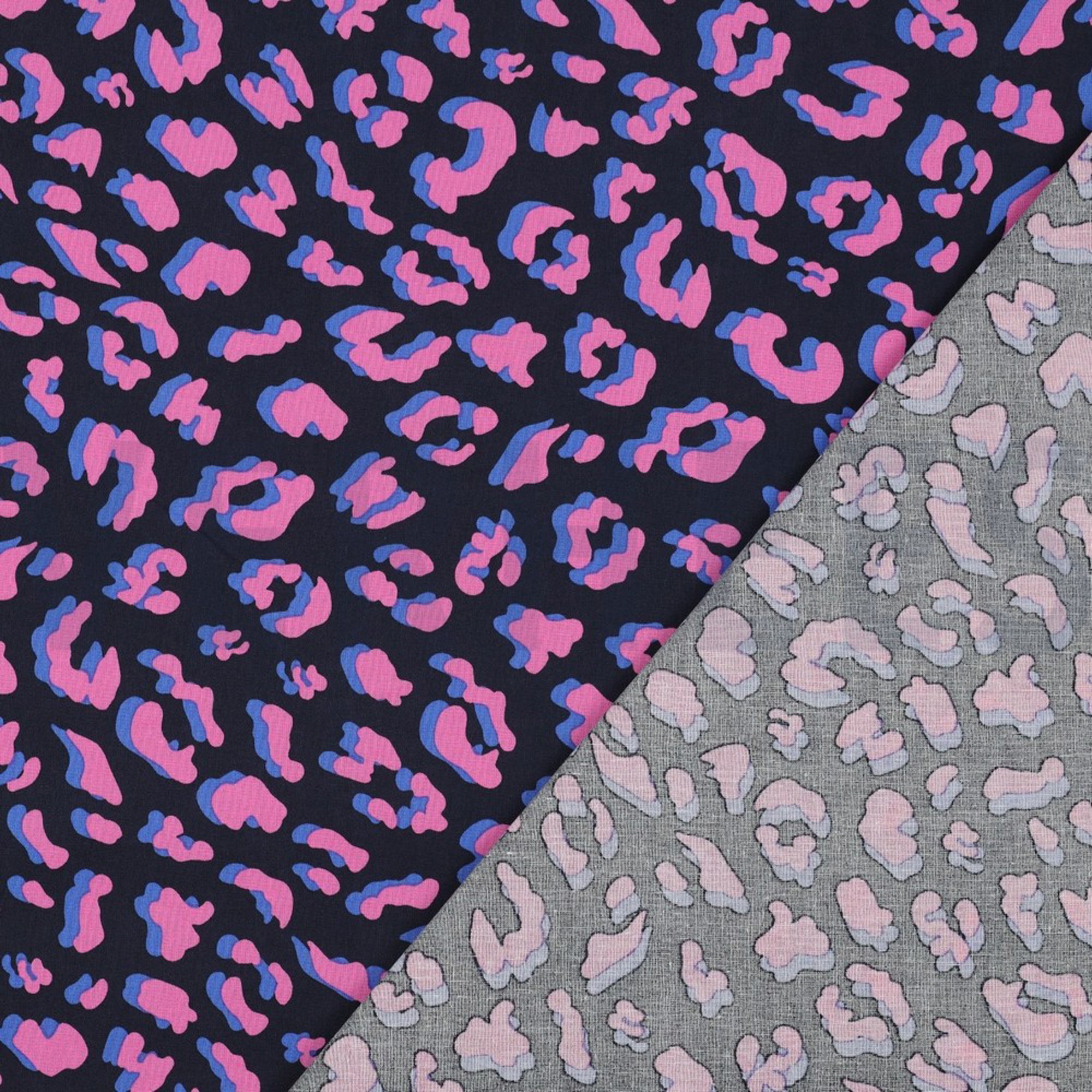 BESCHICHTETE BAUMWOLLE TIERHAUT MARINEBLAU (high resolution) #4