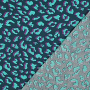 BESCHICHTETE BAUMWOLLE TIERHAUT PETROL (thumbnail) #4