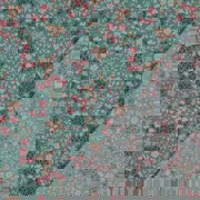 COTON ENDUIT FLEURS VERT (thumbnail) #4