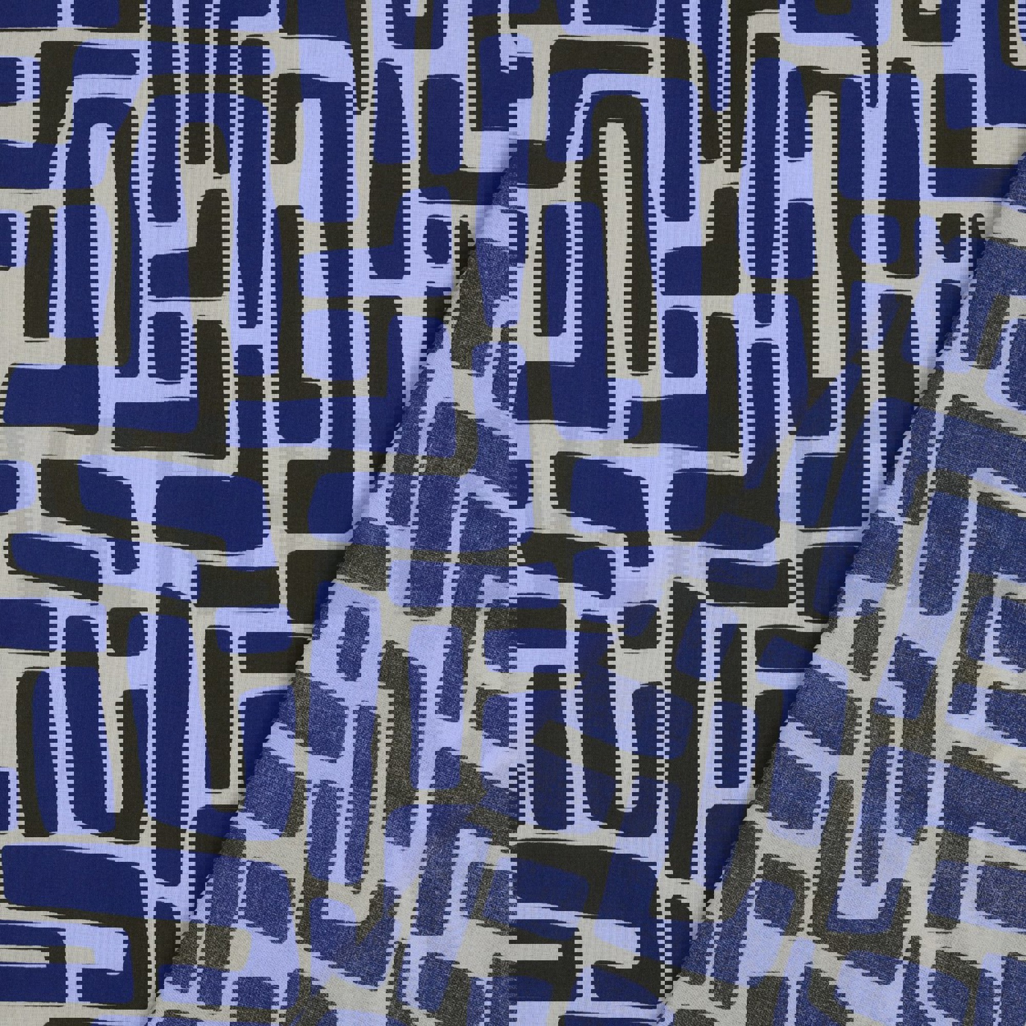COATED COTTON ABSTRACT COBALT (high resolution) #4