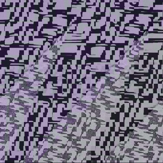 COTON ENDUIT ABSTRACT LAVANDE #7