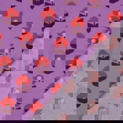 COTON ENDUIT FLEURS RÉTRO LAVANDE (thumbnail) #4