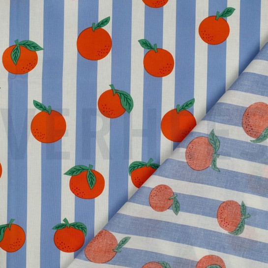 COTON ENDUIT FRUIT BLEU #7
