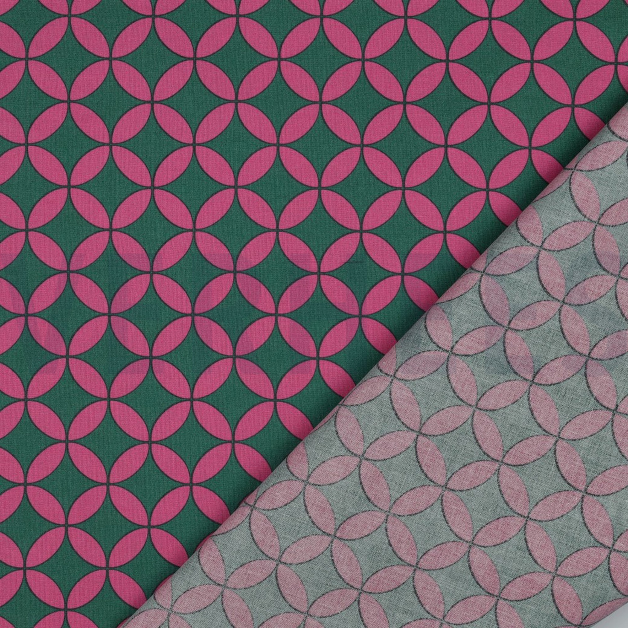 BESCHICHTETE BAUMWOLLE ABSTRACT GRÜN (high resolution) #4