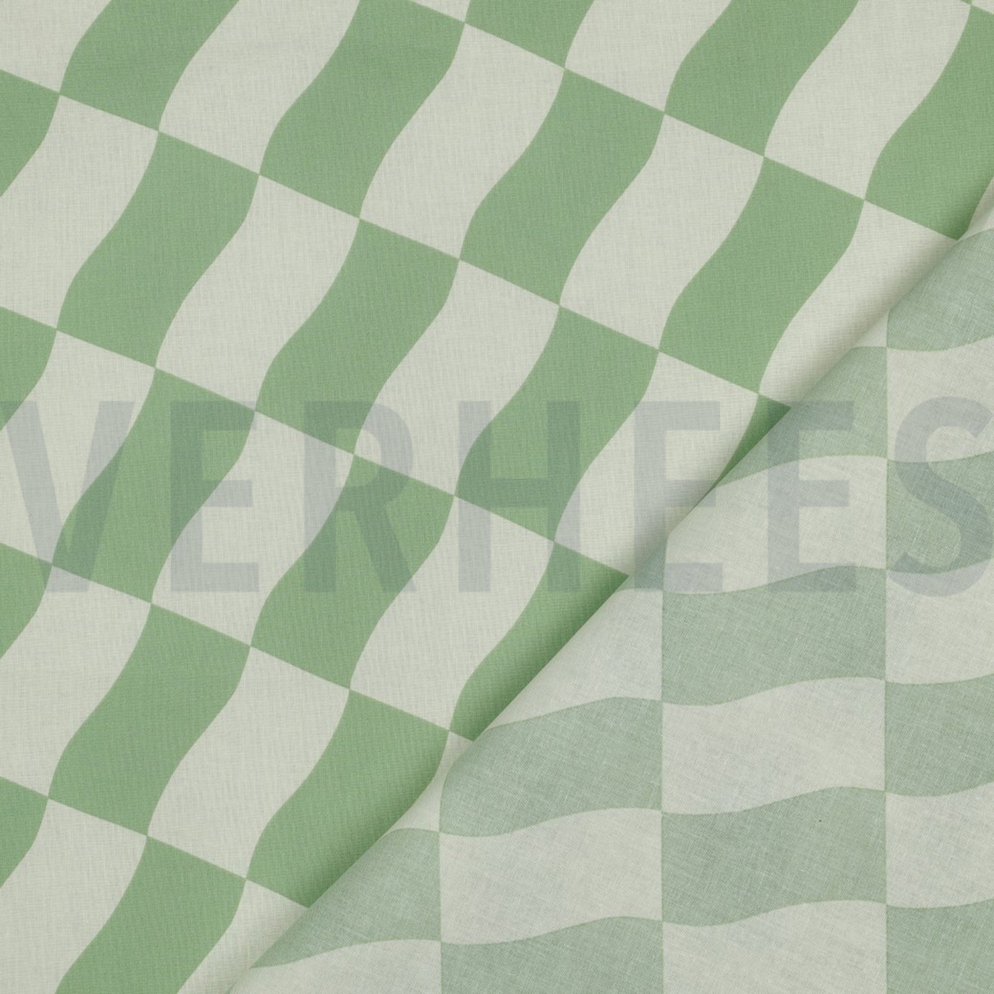 COATED COTTON CHECKS GREEN (high resolution) #4