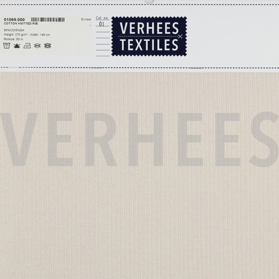COTON TRICOTÉ CÔTES NATUREL #7