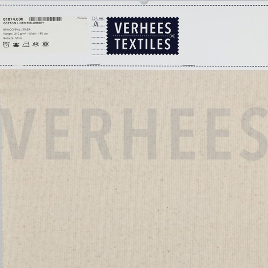 COTON LIN JERSEY COTELÉ NATUREL #7