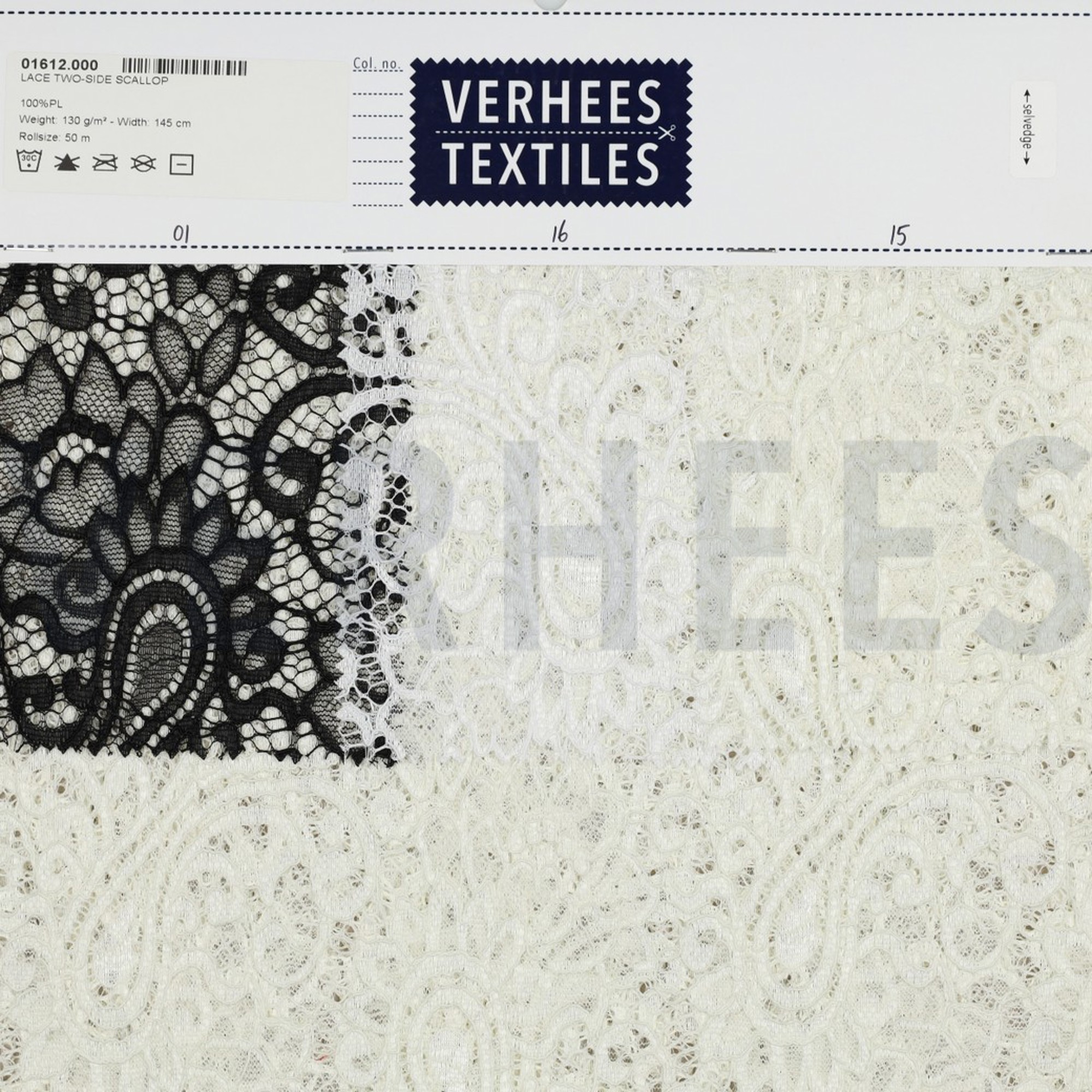 LACE TWO-SIDE SCALLOP OFF WHITE (high resolution) #5
