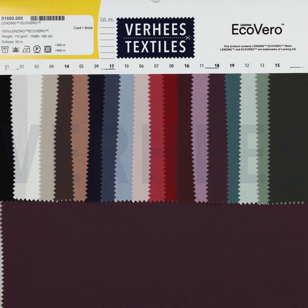 LENZING™ ECOVERO™ WINE RED #7
