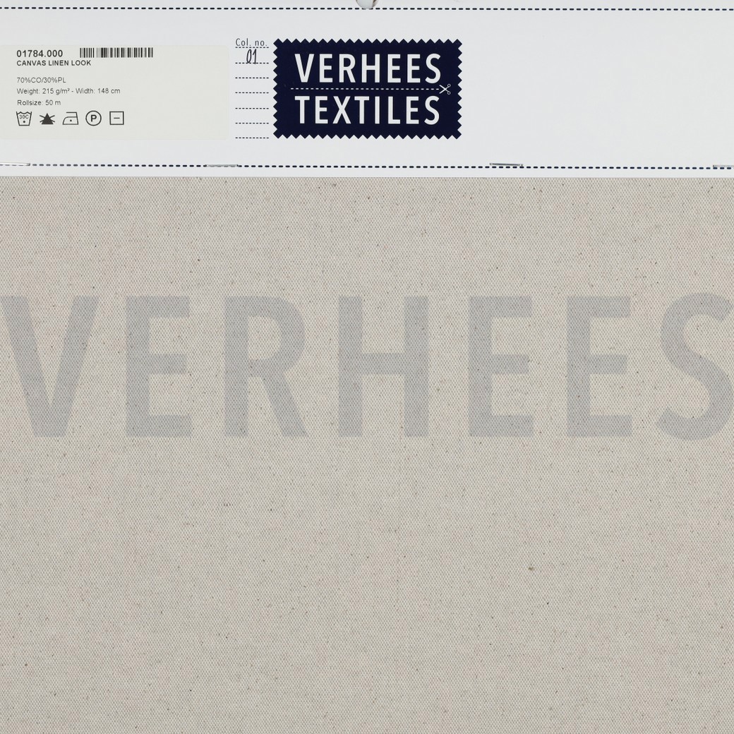 CANVAS LINEN LOOK NATURAL #7
