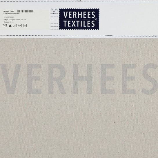 CANVAS LINEN LOOK NATURAL #7