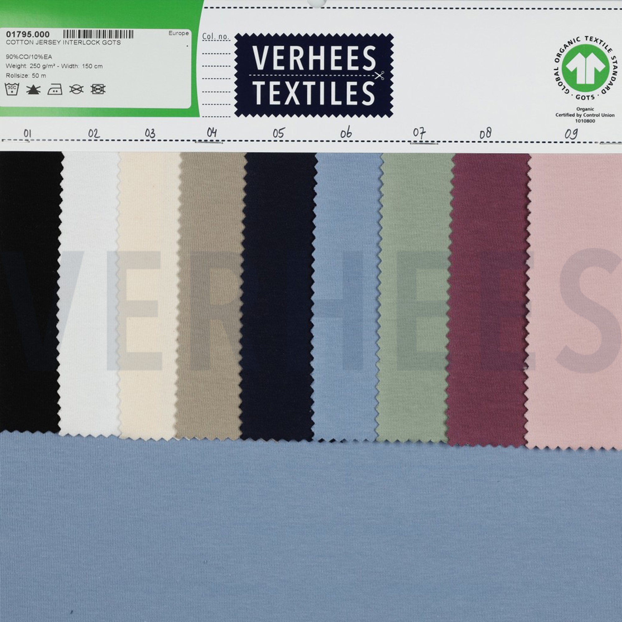 BAUMWOLL JERSEY INTERLOCK GOTS AUBERGINE (high resolution) #5