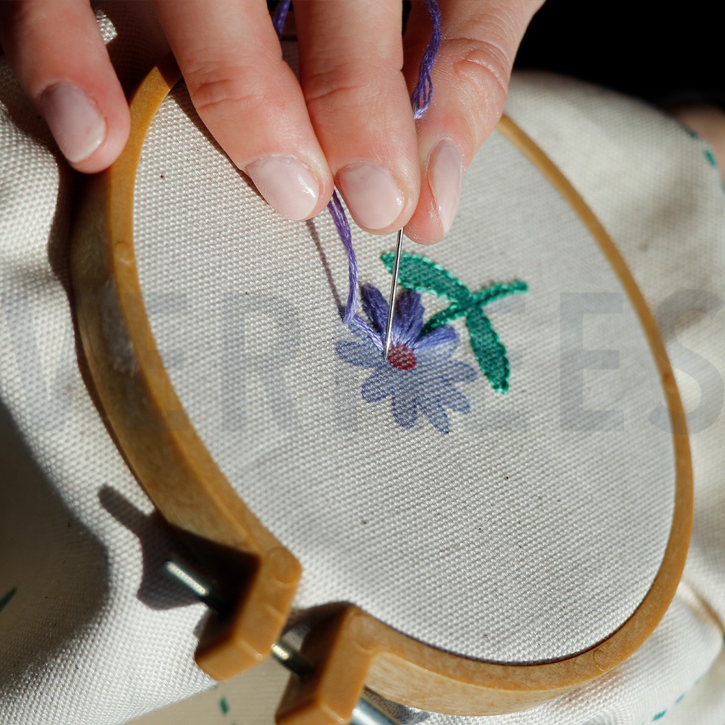 CANVAS DIGITAAL SHOPPER PANEEL BLOEMEN NATUREL #7