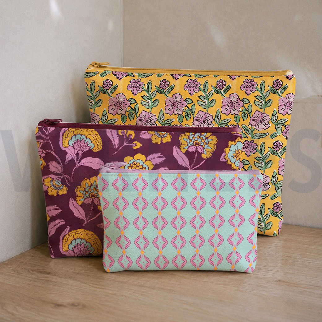 CANVAS DIGITAAL SHOPPER PANEEL BLOEMEN ROZE #7