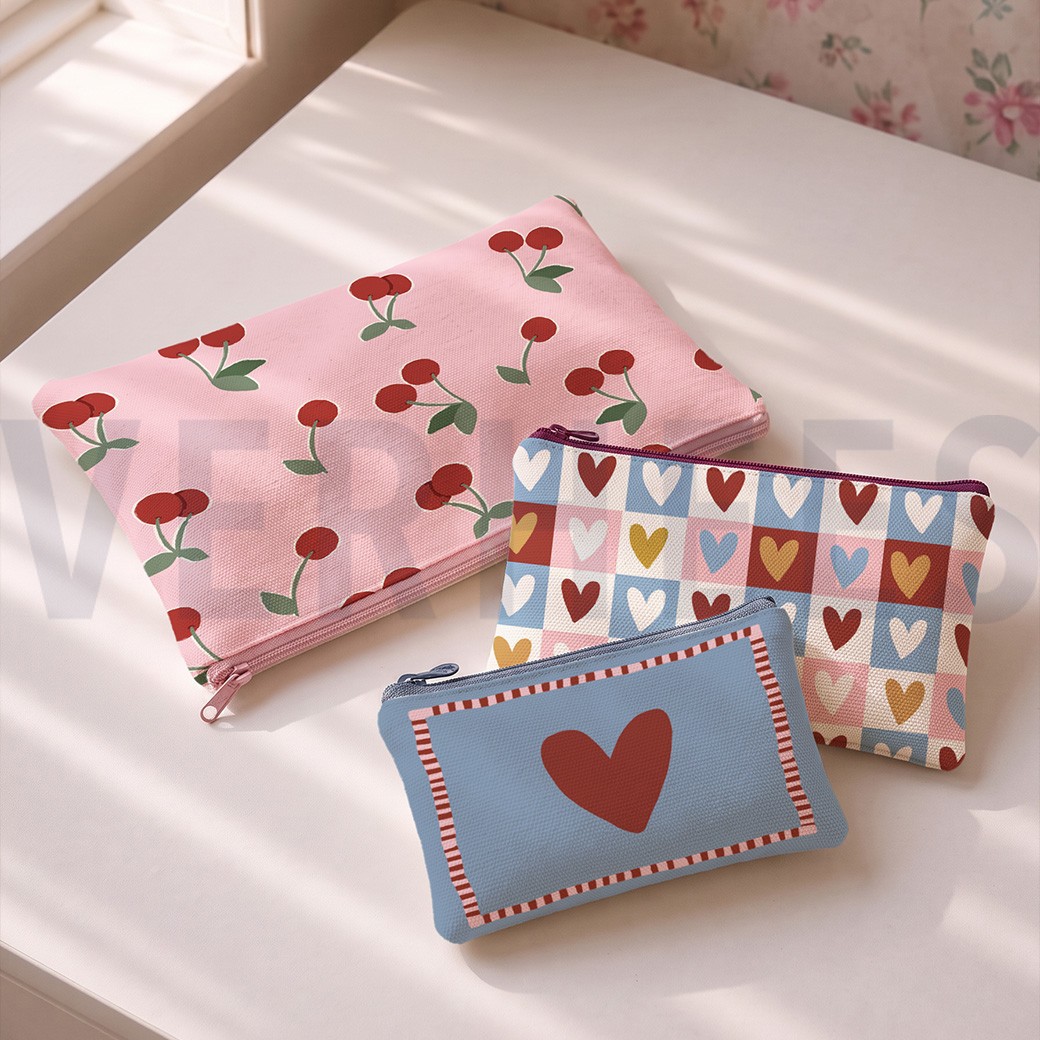 CANVAS DIGITAAL SHOPPER PANEEL KERSEN ROZE #7