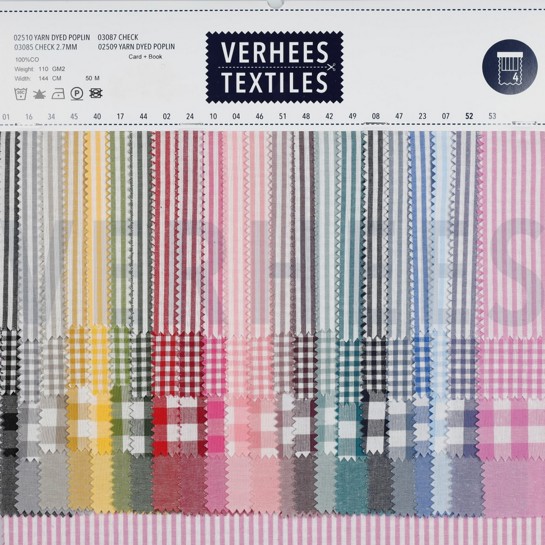 YARN DYED POPLIN YELLOW #7