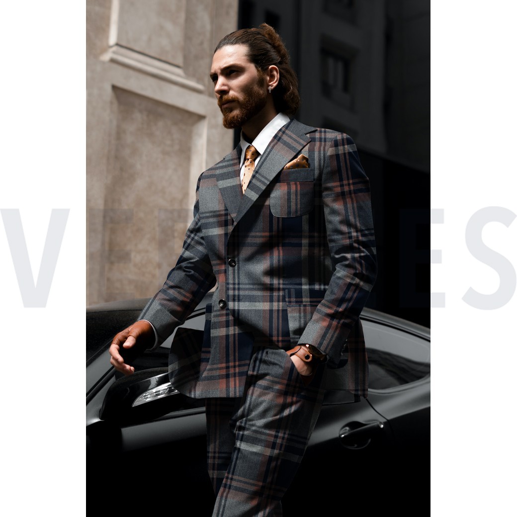 TARTAN CHECK BLACK #7