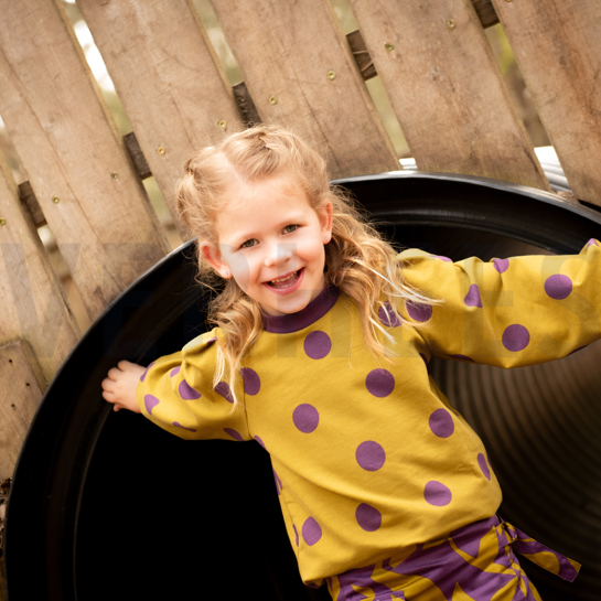 FRENCH TERRY GROTE STIPPEN FUCHSIA #7