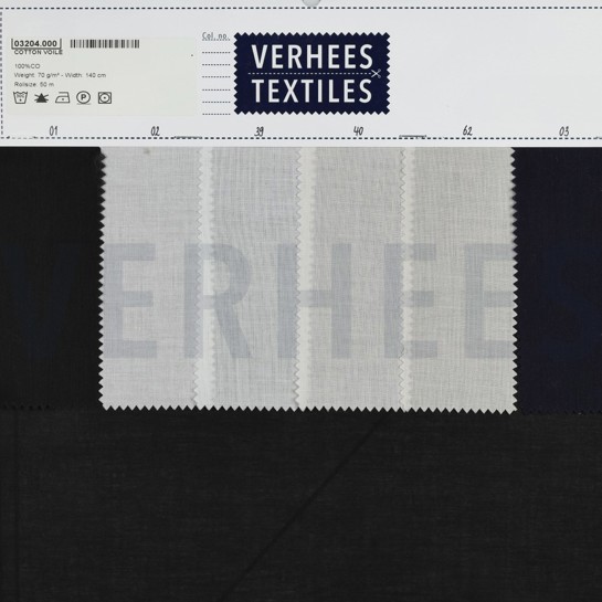 COTTON VOILE NAVY #7