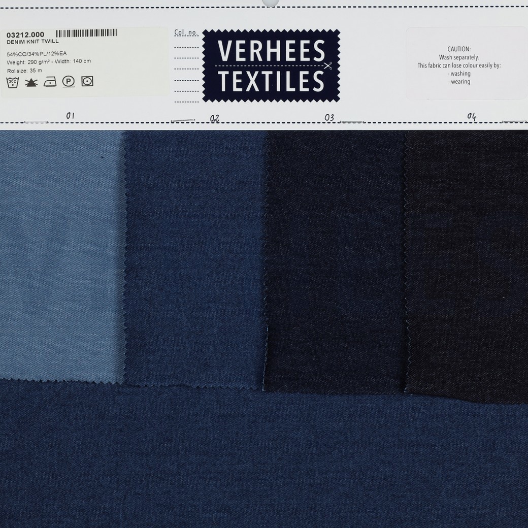 DENIM KNIT TWILL BLEACHED #7