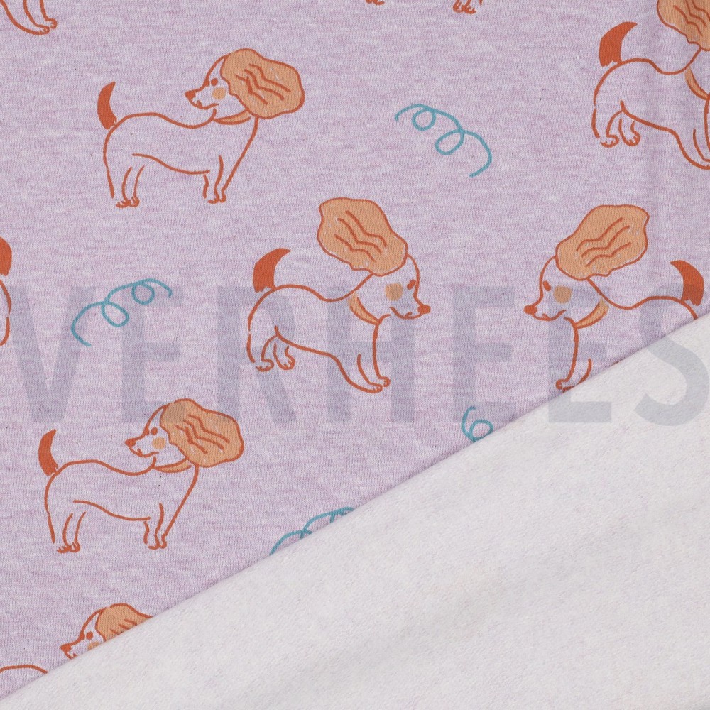 SWEAT MÉLANGE CHIENS VIOLET MÉLANGÉ #7