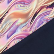 SOFTSHELL DIGITAAL VLOEIBAAR METAAL ROZE/ORANJE (thumbnail) #5