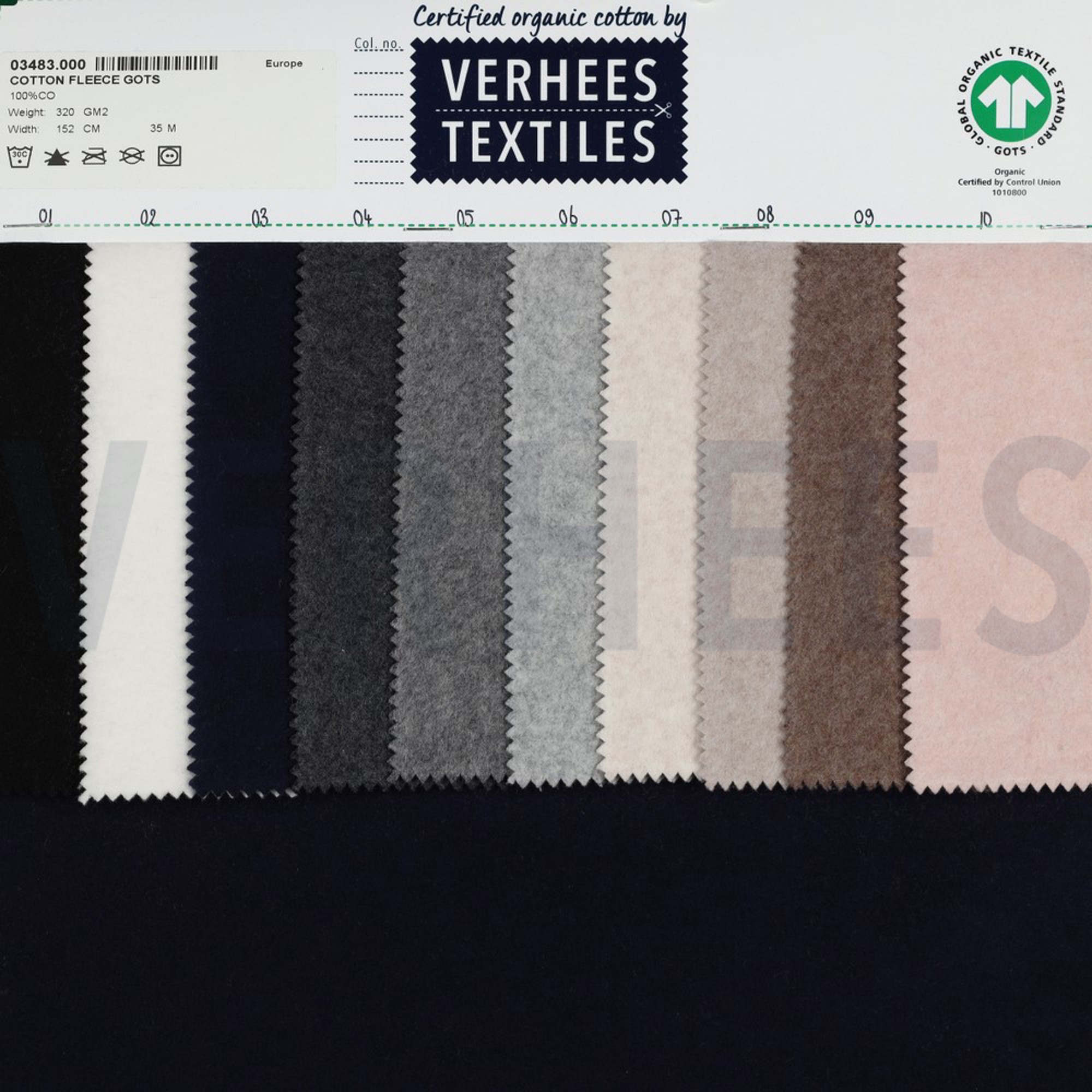 BAUMWOLLE FLEECE GOTS TAUPE MELIERT (high resolution) #5