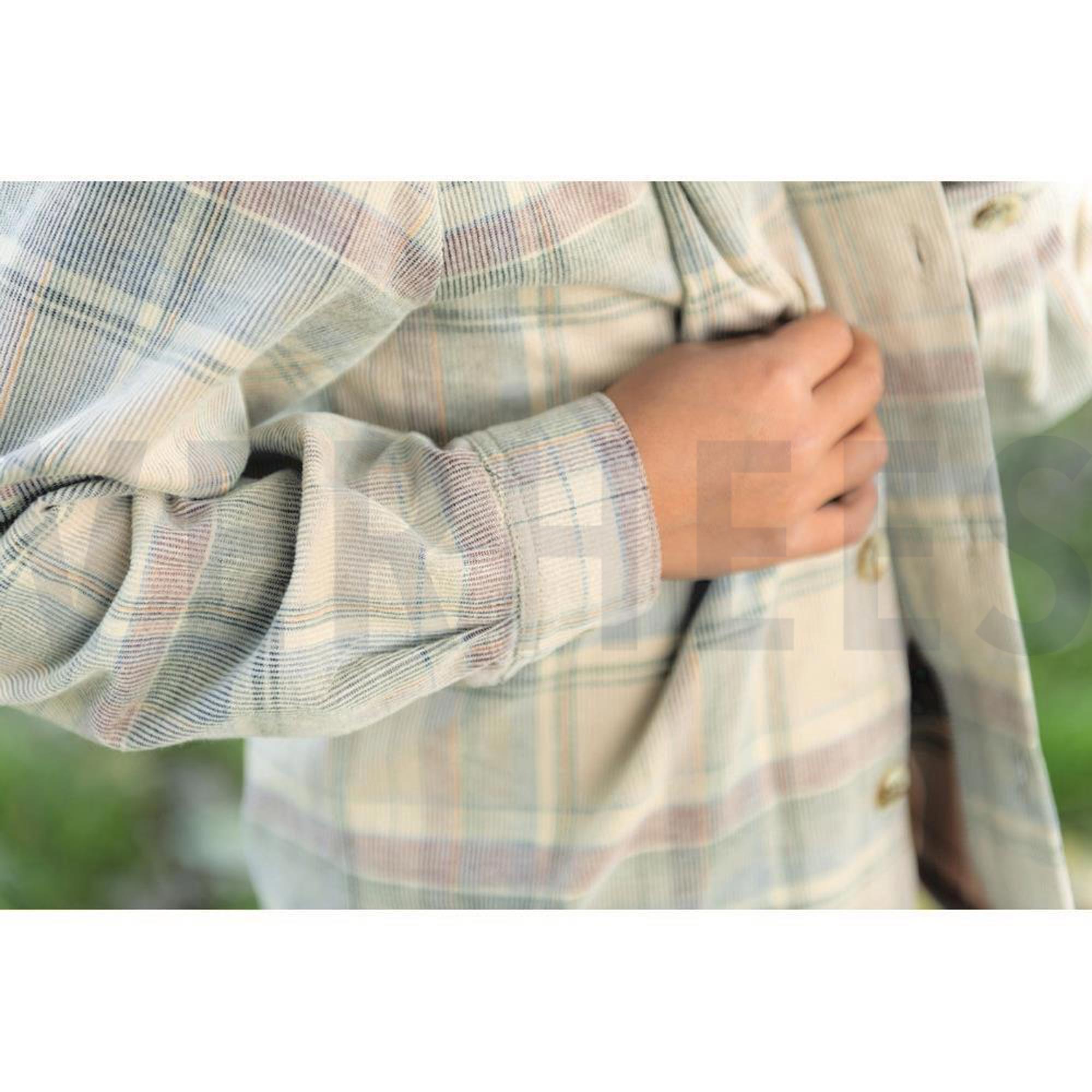 KATOEN BADSTOF GEBREID DIERENHUID NATURAL GEWASSEN (high resolution) #5