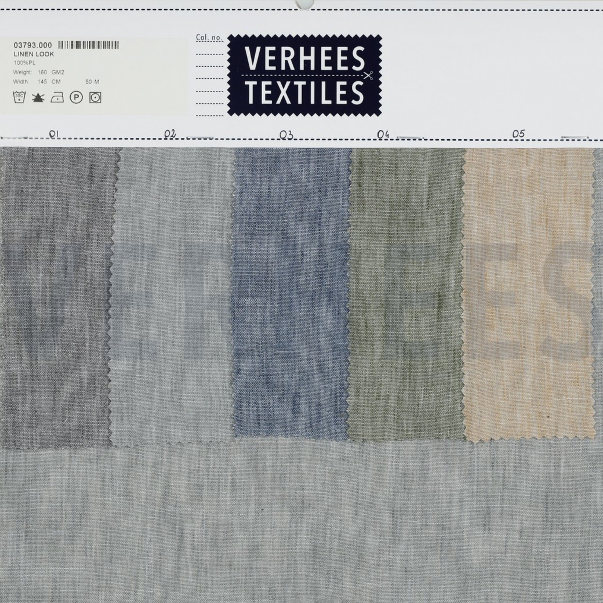 LINNEN LOOK DONKERGRIJS GEMÊLEERD (high resolution) #5