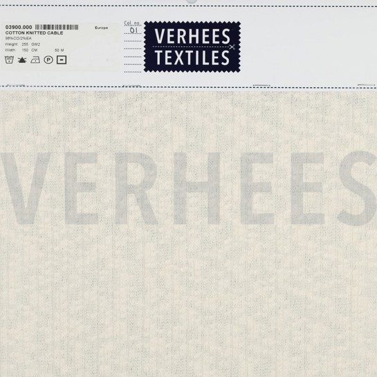 KATOEN GEBREID KABEL NATUREL #7