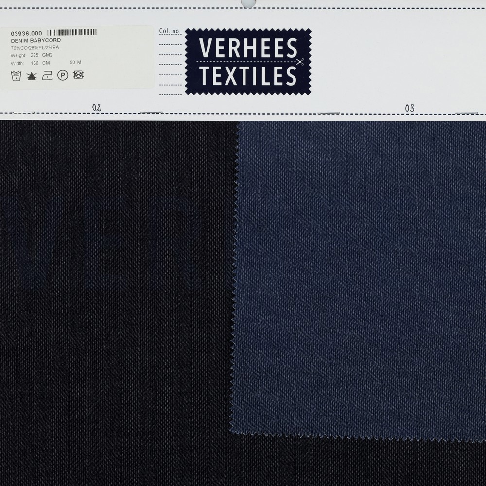 DENIM BABYCORD BLACK #7