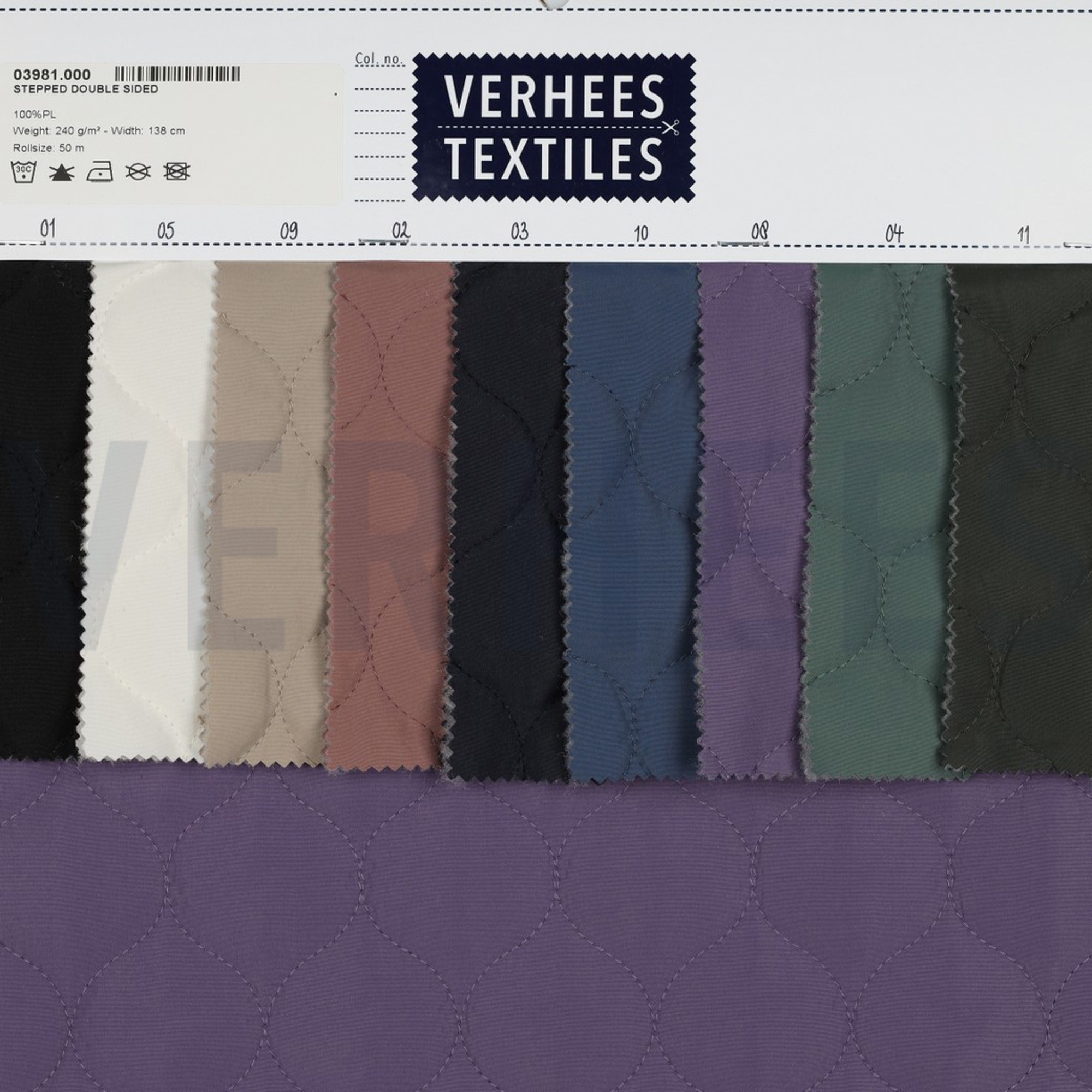 MATELASSÉ DOUBLE FACE BLEU MARINE (high resolution) #5