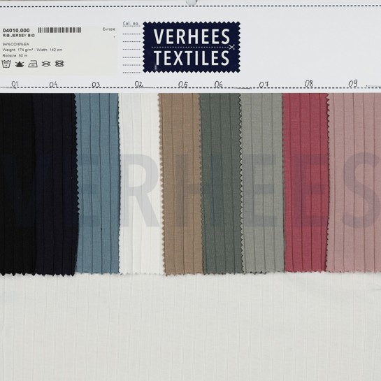 RIB JERSEY BIG NAVY #7