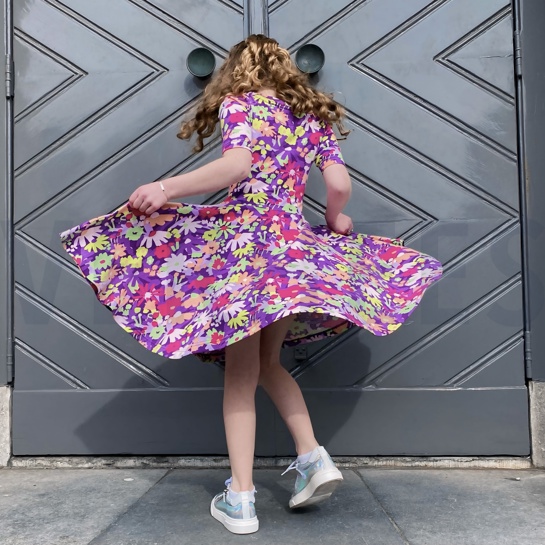 JERSEY GOTS POP BLOSSOM NERIDA HANSEN BLEU MARINE #7