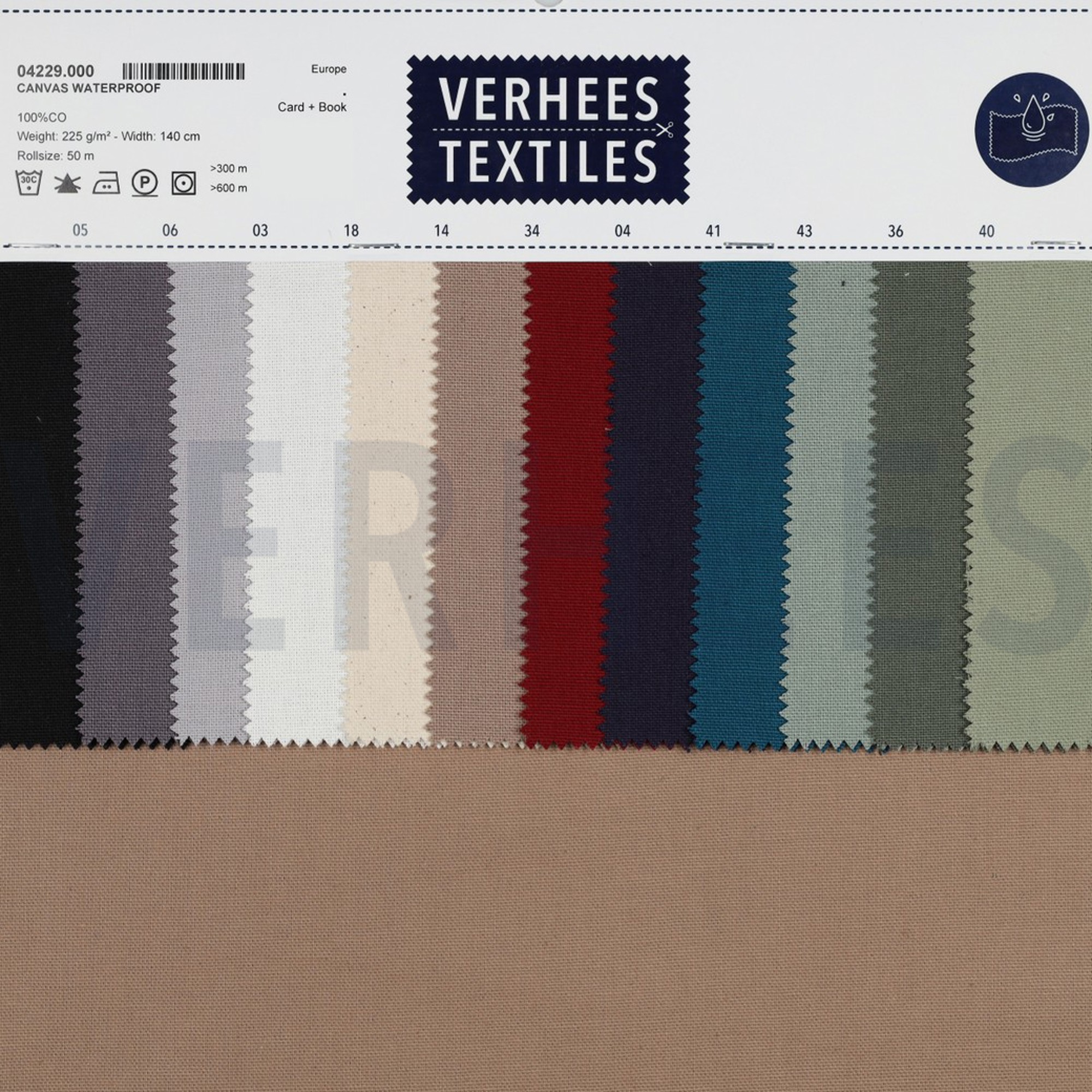 CANVAS WATERDICHT BORDEAUXROOD (high resolution) #5