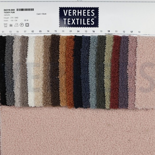 TEDDYSTOFF KUNSTPELZ GRAU #7