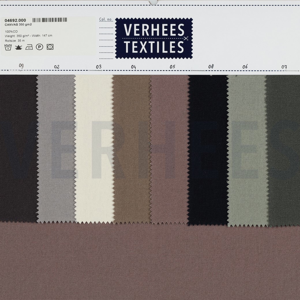 CANVAS 350 gm2 MAUVE #7
