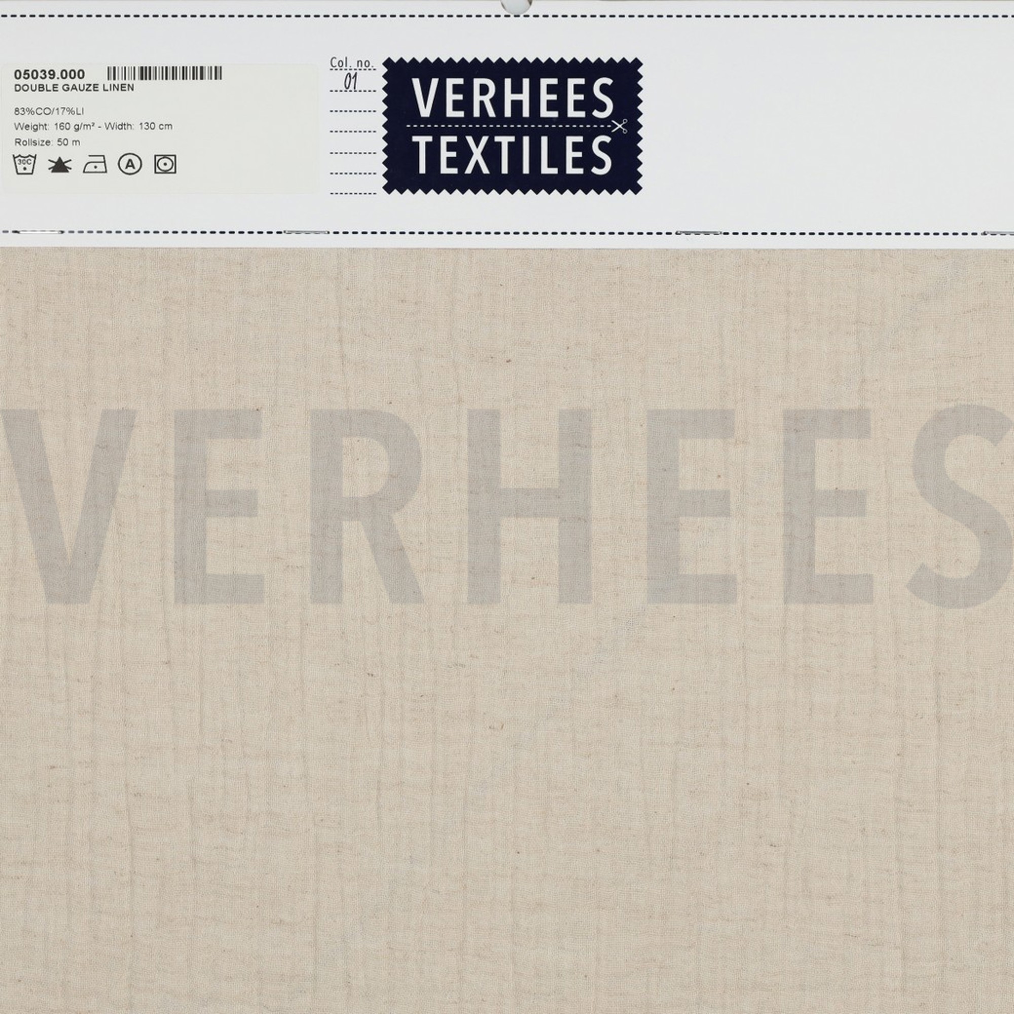 DOUBLE GAUZE LINNEN NATUREL (high resolution) #5