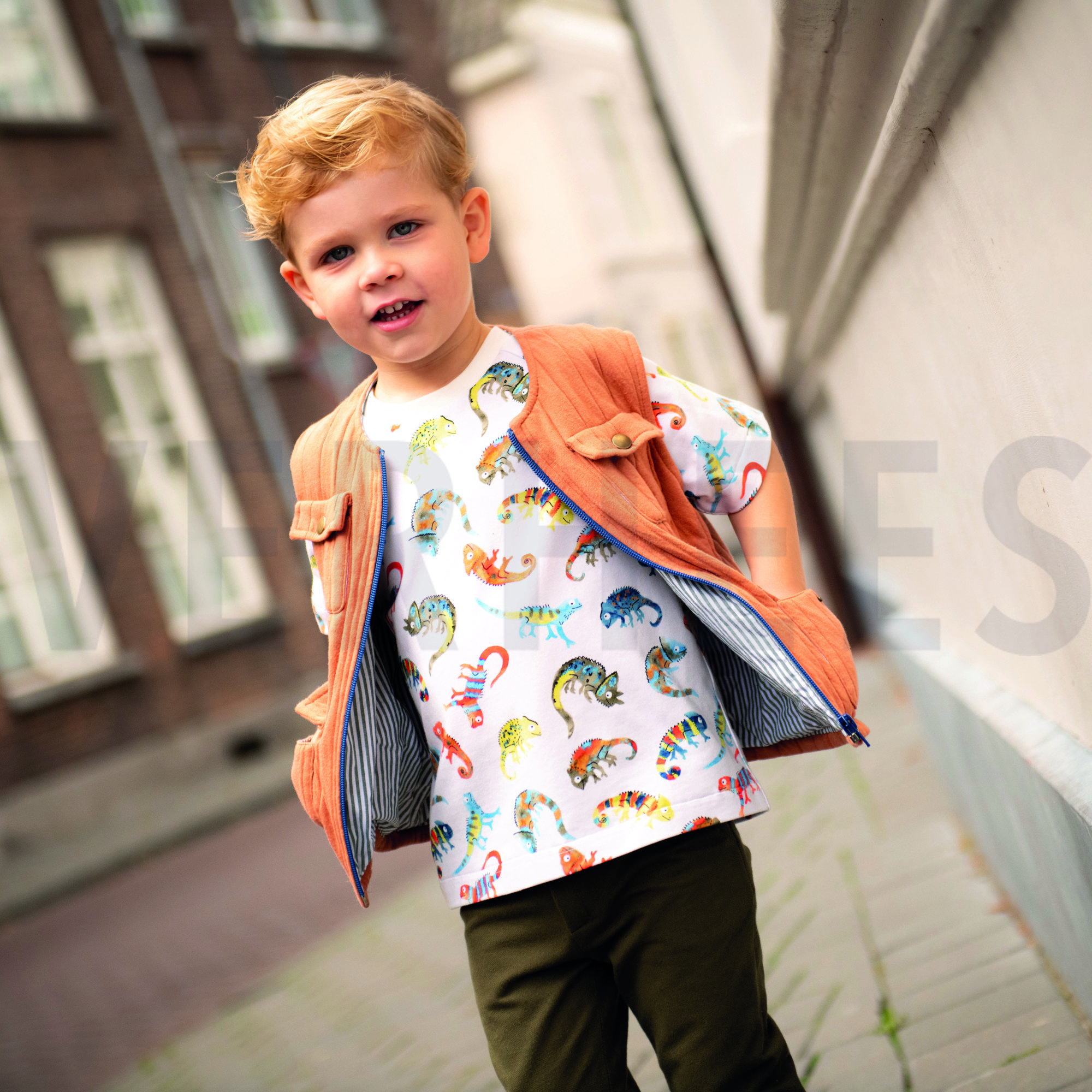 GEQUILTE JERSEY STREPEN JADE (high resolution) #5