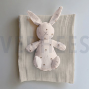 DOUBLE GAUZE GOTS NATURAL FLOWERS NATURAL (thumbnail) #5