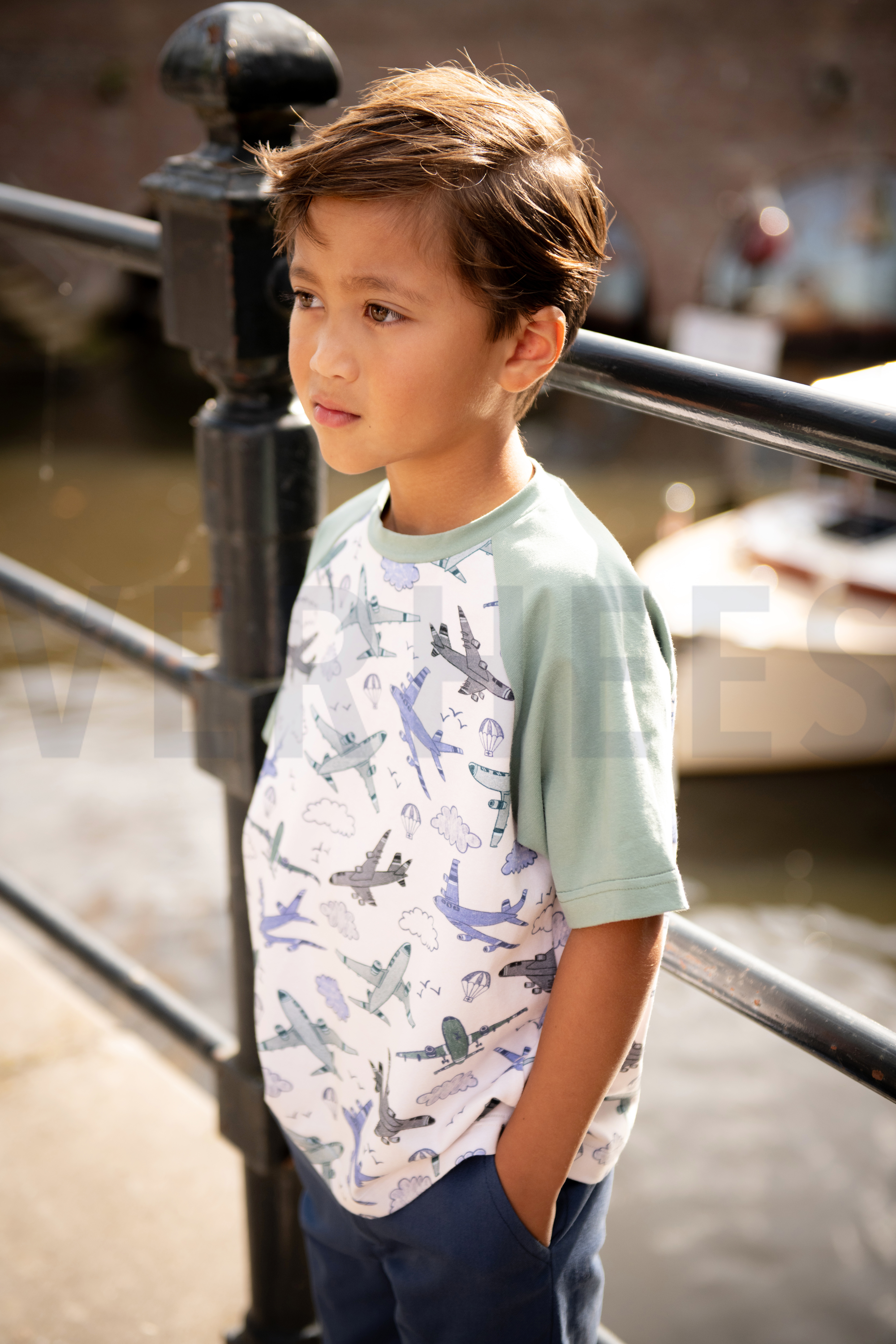 JERSEY DIGITAAL VLIEGTUIGEN MARINEBLAUW #7