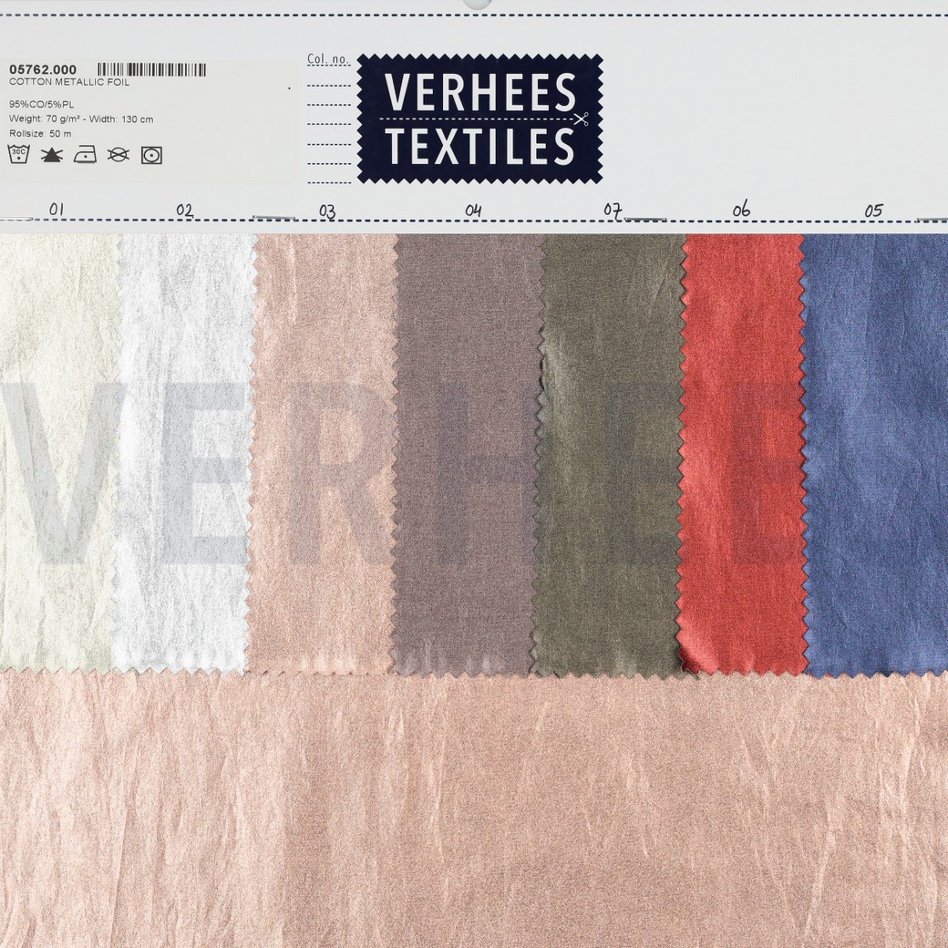 COTTON METALLIC FOIL SILVER #7