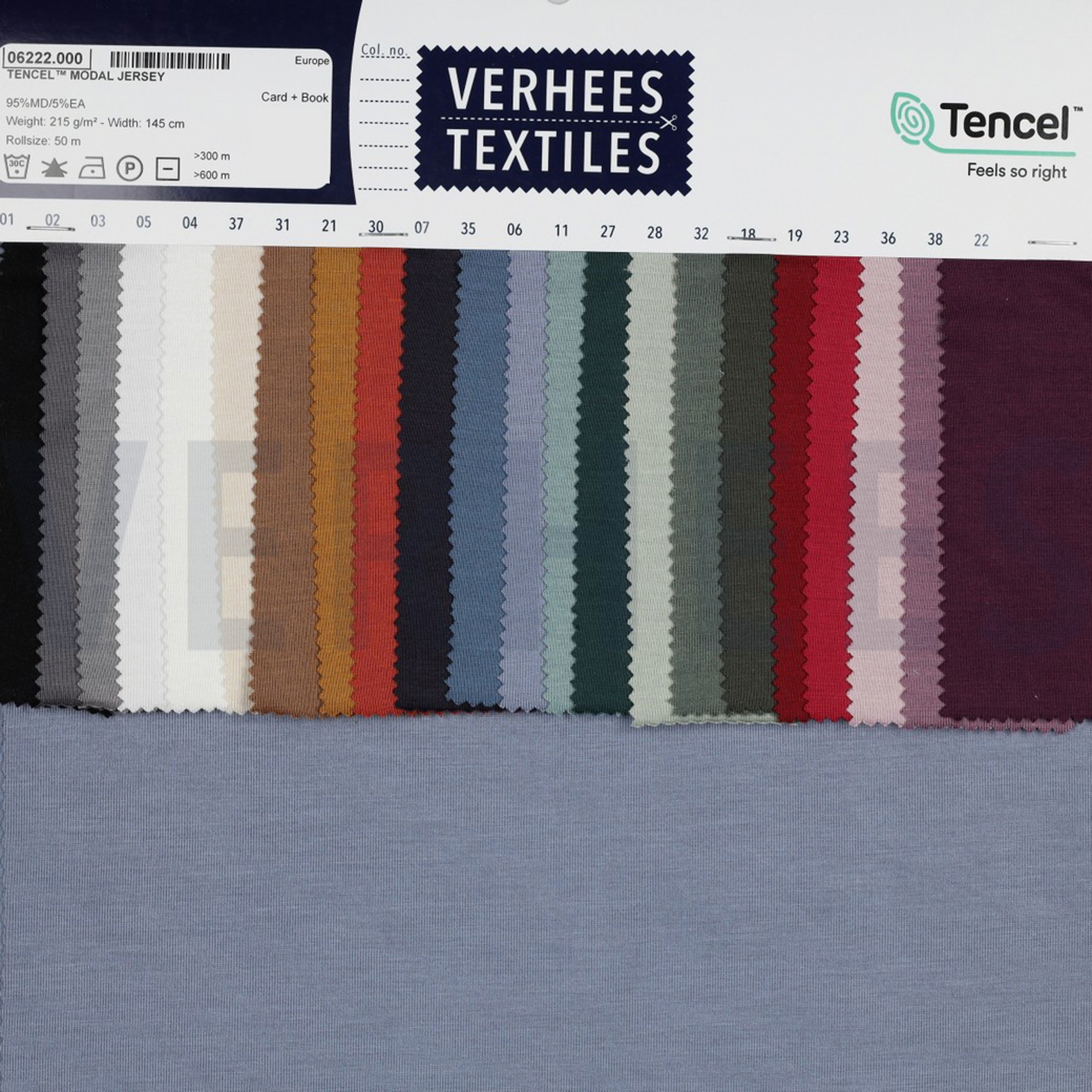 TENCEL™ MODAL JERSEY DONKERROOD (high resolution) #5