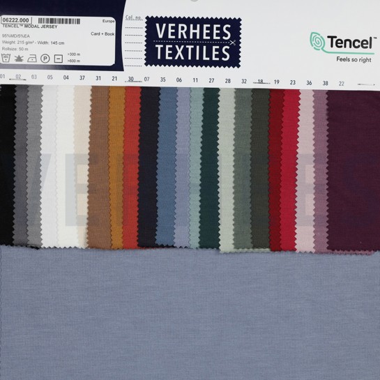 TENCEL™ MODAL JERSEY DONKERROOD #7