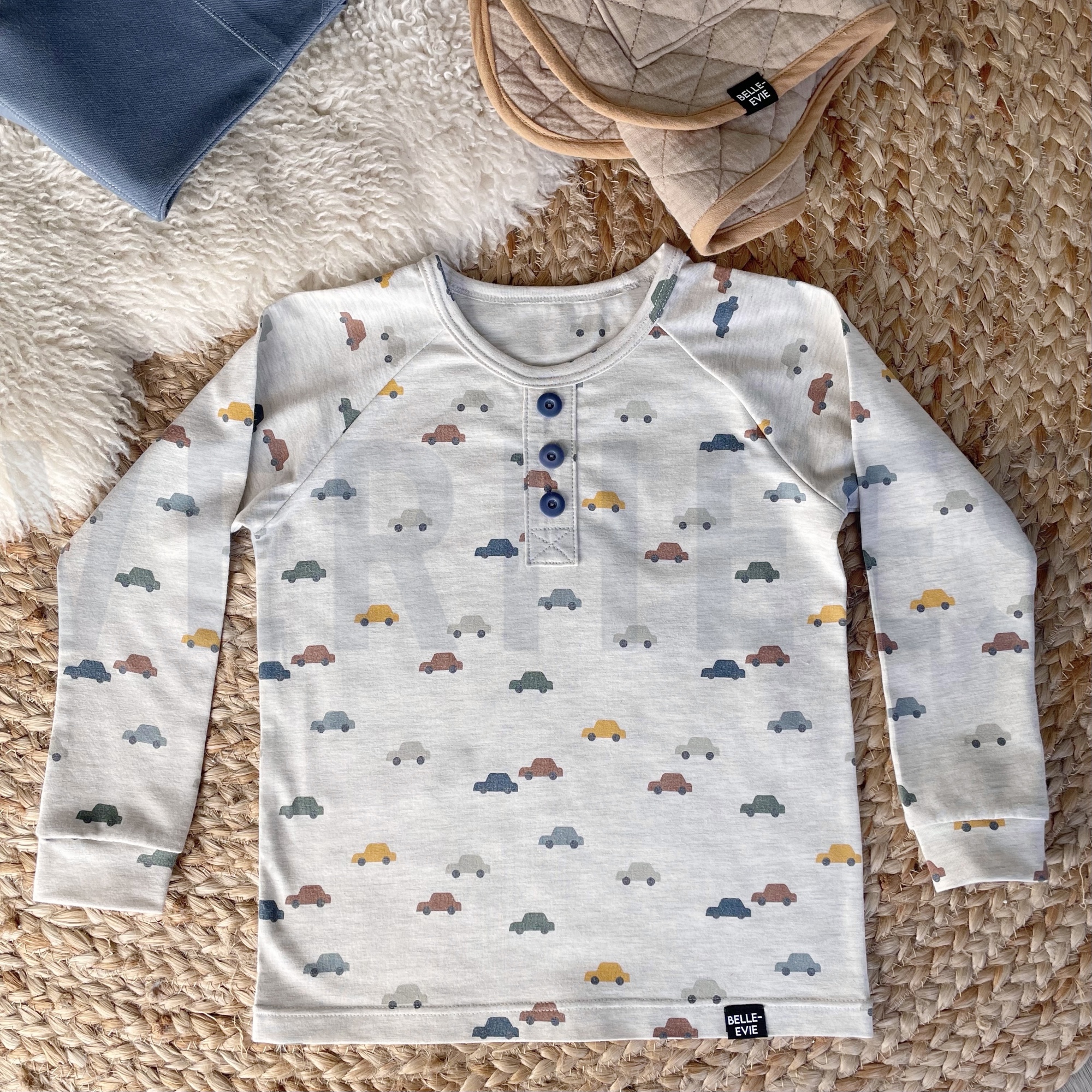 JERSEY MÉLANGE VOITURES ANTHRACITE (high resolution) #5