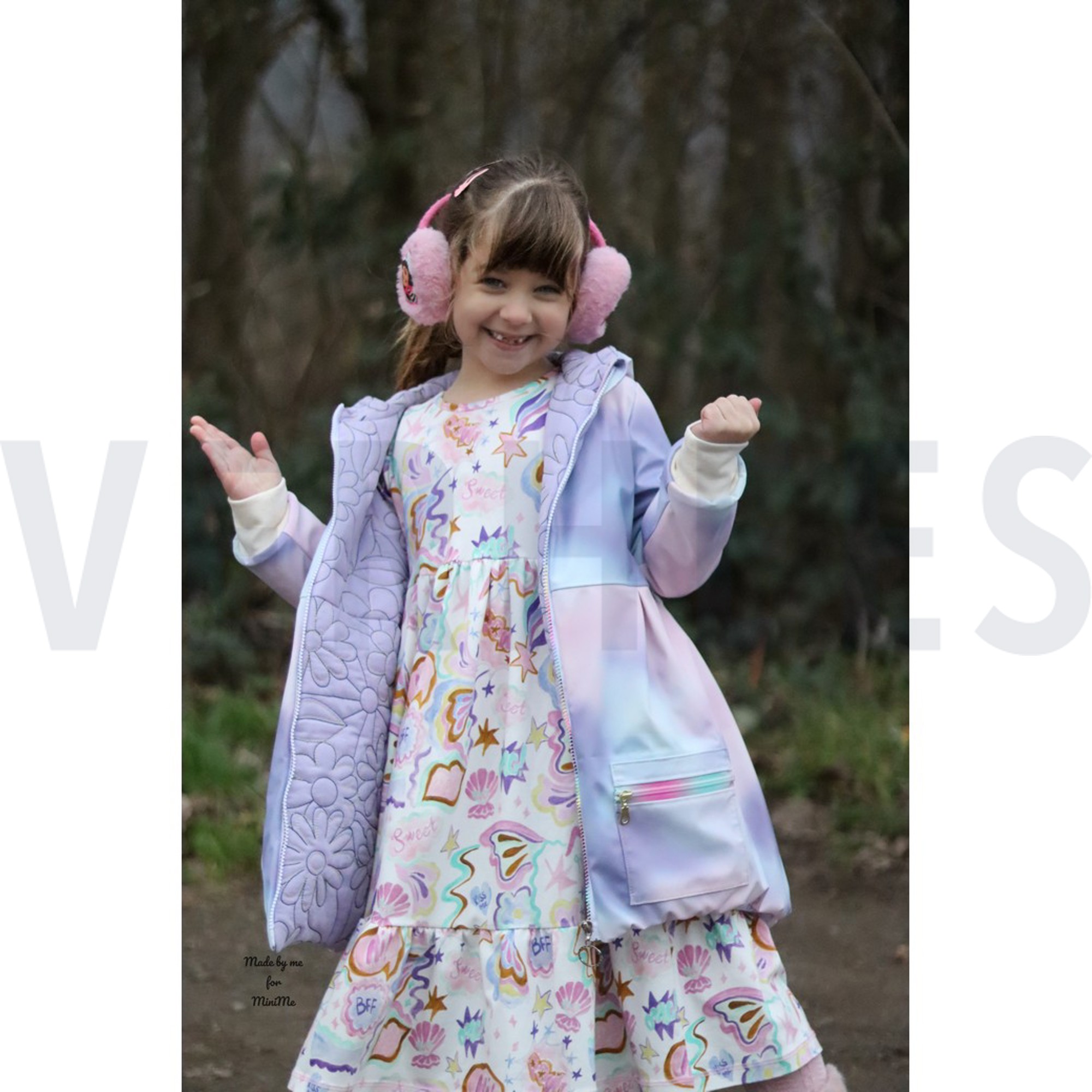 RAINCOAT ABSTRACT PINK (high resolution) #5