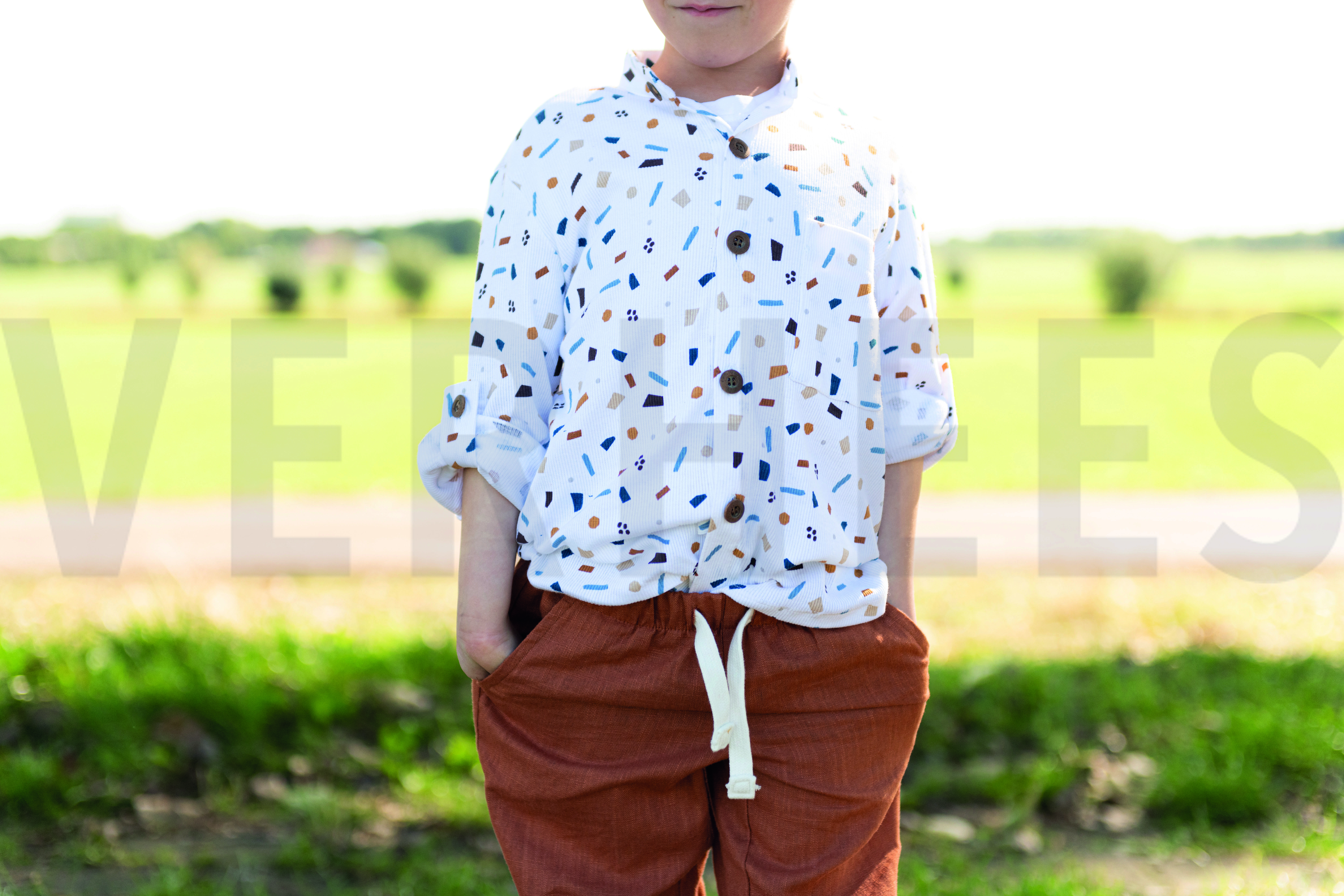 RIB JERSEY PUNTJES OUDGROEN #7